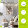 ARTland Wandbild Alu für Innen & Outdoor Studie des Kopfes Produktbild-Vorschau 2