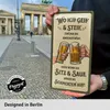Retro Blechschild Bier, lustige Schilder mit Sprüchen als Produktbild-Vorschau 4