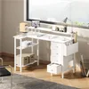 Yaheetech L-förmiger Computertisch, Schreibtisch mit Produktbild-Vorschau 9