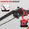 Akku-Kettensäge 8'' mini Kettensäge mit 2x Akkus, 3x Produktbild-Vorschau 7