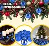 CASARIA® Weihnachtskugeln 54-tlg Ø 6cm Kunststoff matt Produktbild-Vorschau 8
