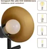 ZMH stropní světlo černé stropní reflektor 2 plameny Náhled obrázku produktu 3