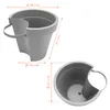 Vaso da fiori per tubo dell'acqua piovana - grigio - vaso Anteprima dell’immagine prodotto 2