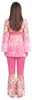 Costume da donna Hippie anni '60 color rosa - M/L Anteprima dell’immagine prodotto 6