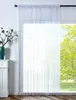 Rideau à fils, H x L 250 x 140 cm, blanc avec passage Voir les images du produit 4