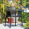 Gartenstuhl OLEA im 4er Set, Schwarz - schlanker Produktbild-Vorschau 10