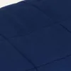 A close-up of a quilted navy blue fabric. Anteprima dell’immagine prodotto