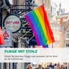 LGBTQ Flagge, Pride Flag, 150 * 90cm, Regenbogen Flagge, Produktbild-Vorschau 3