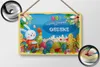 Blechschild Ostern Ostergrüße 18x12cm GESEKE Geschenk Deko Produktbild-Vorschau 2