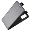 A black flip case for a smartphone is shown at an angle against a white background. Produktbild-Vorschau