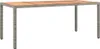 vidaXL 9 tlg. Garten Essgruppe mit Kissen Grau Poly Rattan Produktbild-Vorschau 6