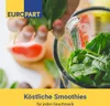 A person is shown preparing a smoothie by adding spinach to a blender. Produktbild-Vorschau
