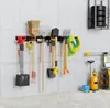 Support mural pour outils TOJ – 3 rails avec 6 grands Voir les images du produit 2