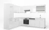 Eckküche Vicco Fame-Line Weiß Hochglanz/Weiß 287 x 46 cm Produktbild-Vorschau 1