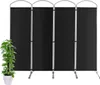 COSTWAY 221 x 188cm Raumteiler Trennwand, Paravent klappbar Produktbild-Vorschau 1