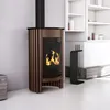 HS FLAMINGO poêle MASTERFLAMME Medie I - brun - velours Voir les images du produit 1