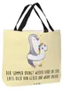 Mr. & Mrs. Panda Tote Bag Sommerfarben - Gelb Pastell - Produktbild-Vorschau 2