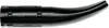 A black nozzle attachment for a garden tool, shown against a white background. Produktbild-Vorschau