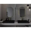 Lustro łazienkowe owalne Mexen Loft, złota rama, 85x50 cm Podgląd zdjęcia produktu 4