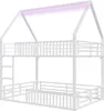 Flieks Lit superposé 140x200cm avec Led, Lit d'enfant lit Voir les images du produit 10