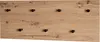 HAKU Wandgarderobe Eiche hell, schwarz - MDF, Metall, Produktbild-Vorschau 1