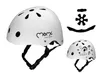 KASK DZIECIĘCY ROWER HULAJNOGA - MoMi MIMI BIAŁY MAT - ABS Podgląd zdjęcia produktu 12