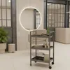 Carrello per cosmetici in metallo argentato Anteprima dell’immagine prodotto 6