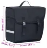vidaXL Taška na bicykel pre nosič Vodotesná 21 L Black Náhľad obrázku produktu 7