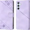 Hülle für Samsung Galaxy A54 5G Prägung Flip Leder Produktbild-Vorschau 1
