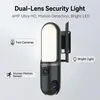 Wandleuchte mit Dual-Objektiv Überwachungskamera, 3MP HD, Produktbild-Vorschau 2