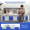 Hiazurm Matratze 90x200, 7-Zonen Federkernmatratze mit Produktbild-Vorschau 3