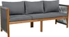 MERAX Gartenlounge-Set aus Akazienholz und Seil (6-tlg., Produktbild-Vorschau 9