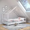 Hausbett CORA 90x190 cm, Weiß - Kinderbett mit Produktbild-Vorschau 1