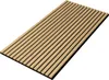 A panel of wooden slats with a light brown oak finish, presented on a white background. Anteprima dell’immagine prodotto