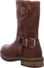 A single brown leather boot is shown from the side. Produktbild-Vorschau