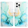 iPhone 15 Pro Hülle, Marmor Motiv Kunstleder Tasche Wallet Produktbild-Vorschau 2