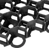 A close-up, angled view of a black plastic grid structure, likely for ground stabilization or drainage. Produktbild-Vorschau