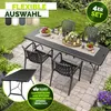 Lot de 4 chaises de jardin tillvex® empilables et Voir les images du produit 3