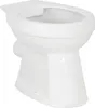 Stand-WC Rekia Flachspüler ohne Spülrand weiß glänzend ohne Produktbild-Vorschau 3