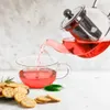 Dzbanek z filiżanką do herbaty szklany z zaparzaczem Podgląd zdjęcia produktu 2