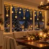 5x0,6 meter LED-lichtgordijn, kerst, sterren, lichtketting, Productafbeelding-voorbeeld 3