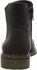 A close-up, rear view of a black leather boot. Náhled obrázku produktu