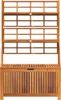vidaXL Cassapanca con graticcio 99x50x160 cm in legno Anteprima dell’immagine prodotto 4