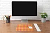 MuchoWow® Mauspad Mousepad Orange - Muster - Abstrakt 40x30 Produktbild-Vorschau 4