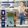 MuchoWow® Koffer Handgepäck Trolley Rollkoffer Kleine Produktbild-Vorschau 2