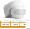 Bewegungsmelder Aussen Aufputz Wand Montage PIR Sensor Produktbild-Vorschau 2