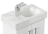 Geberit Icon XS 53 cm links Waschbecken : Weiss Varianten: Produktbild-Vorschau 1