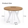 Table ronde à rallonges pour la salle à manger, PERO, style Voir les images du produit 9