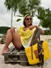 styleBREAKER Korbflecht Schultertasche aus Papierstroh mit Produktbild-Vorschau 7