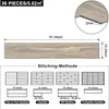 TRMLBE Vinylboden Selbstklebend 36 Stück PVC Bodenbelag Produktbild-Vorschau 2